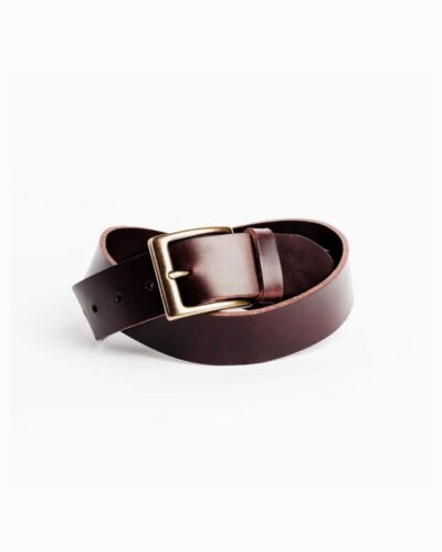 Men's leather belts bark