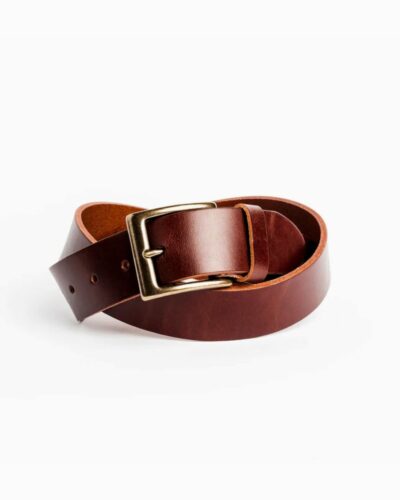 Men's leather belts / whiskey