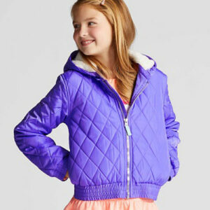 Pull en velours pour fille